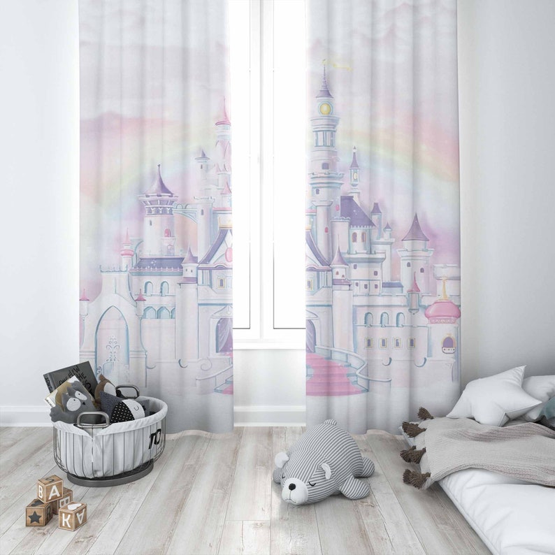 Tirai Kamar Bayi Kastil Putri  - Baby Nursery Curtains ulasan dan harga