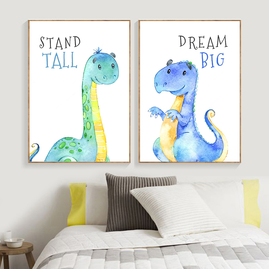 Lukisan Kanvas Seni Dinding Ku - Baby Boy Nursery Quotes ulasan dan harga