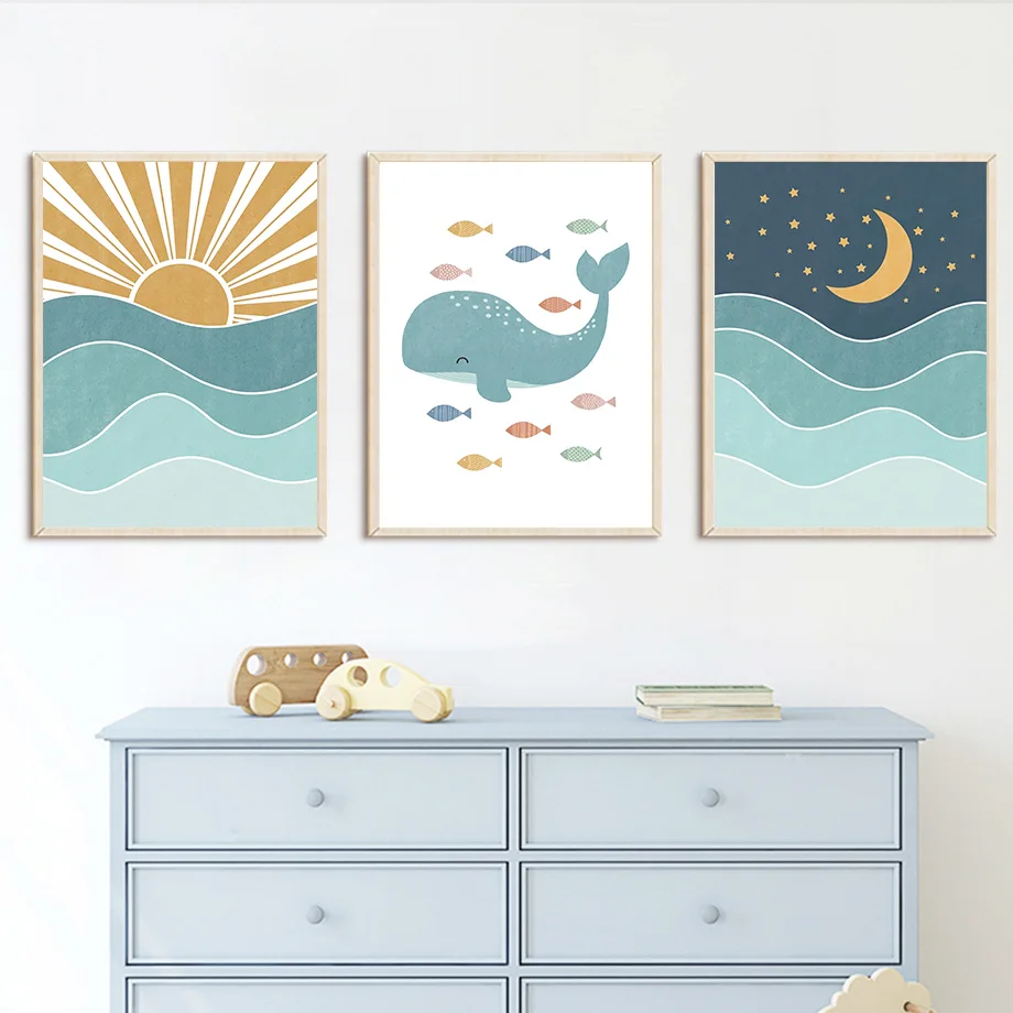 Ikan Paus Burung Camar Matahar - Baby Boy Nursery Quotes ulasan dan harga