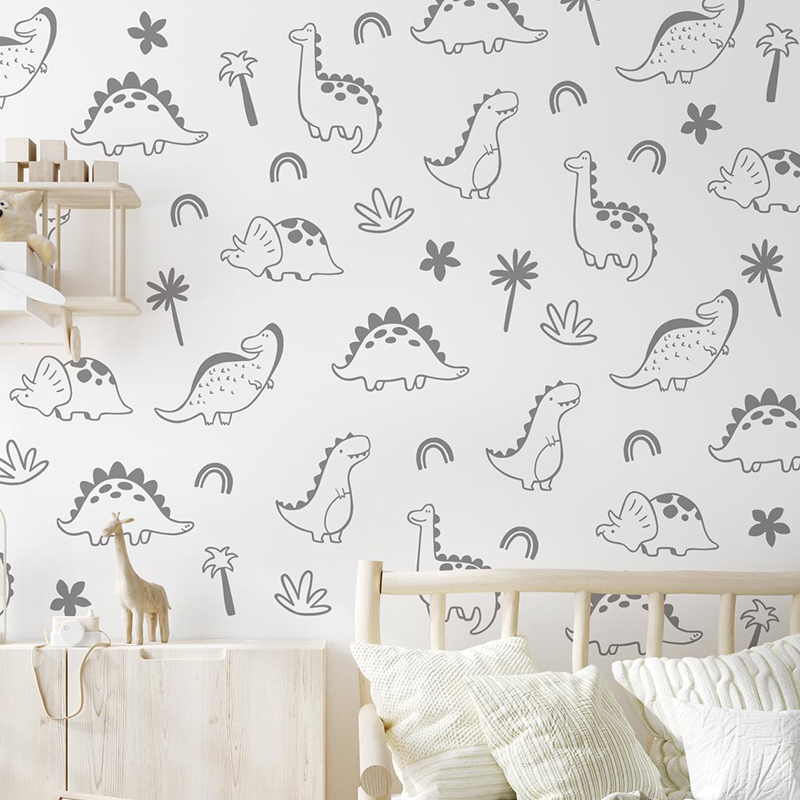 Stiker dinding pelangi pohon d - Baby Nursery Panelling ulasan dan harga