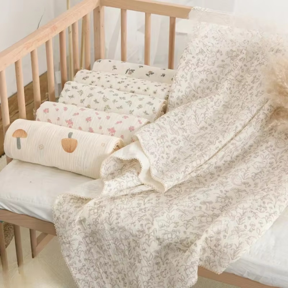Selimut Bayi Muslin Bunga Lemb - Swaddle Blanket Muslin ulasan dan harga