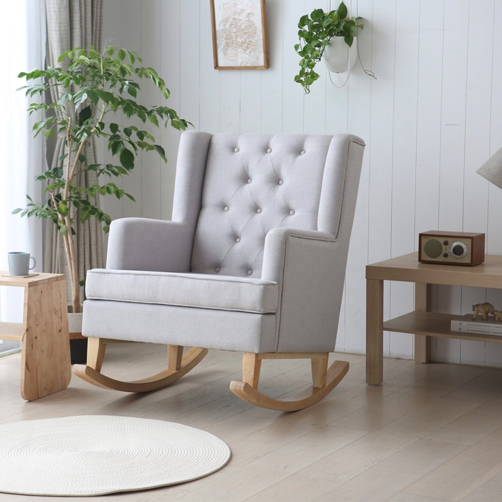 Kursi Goyang Bayi Modern Custo - Rocking Chair Nursery ulasan dan harga