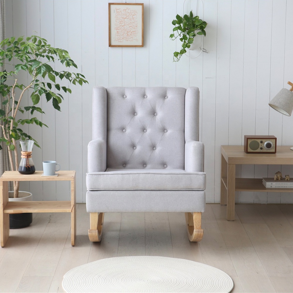 Kursi Goyang Bayi Modern Custo - Rocking Chair Nursery ulasan dan harga