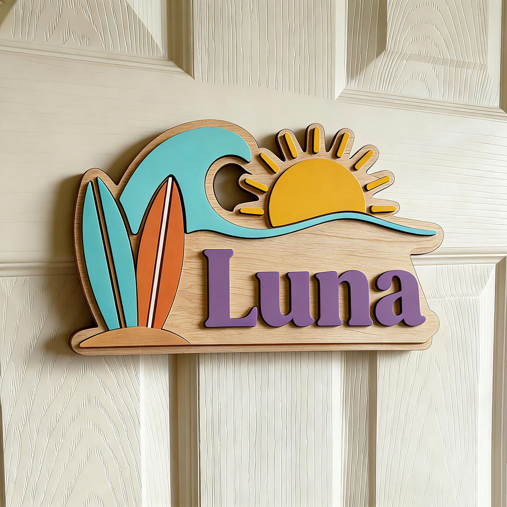 Papan Nama Pintu Bertema Gelom - Baby Nursery Baby ulasan dan harga