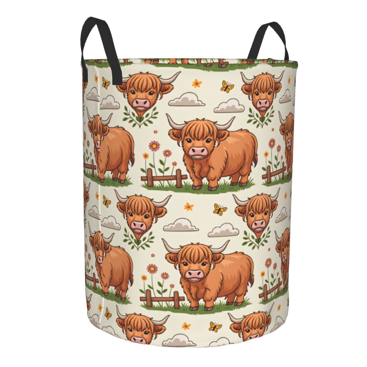 Keranjang Cucian Sapi Highland - Baby Nursery Laundry Basket ulasan dan harga