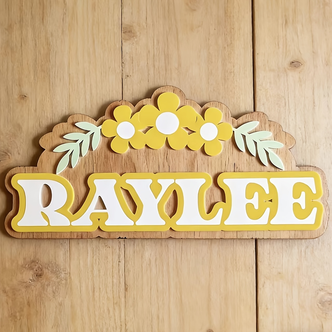 Papan Nama Kayu Ganda Motif Da - Baby Nursery Accent Wall ulasan dan harga