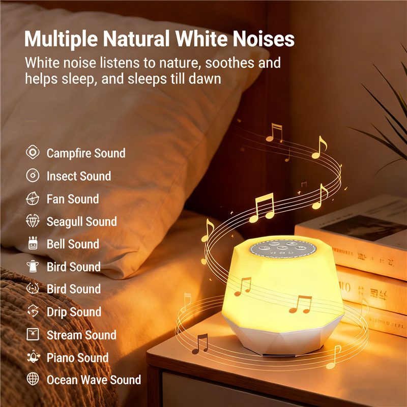 Mesin Suara Putih dengan Lampu - Baby Nursery Colors ulasan dan harga