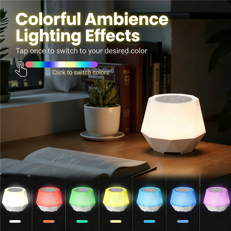 Mesin Suara Putih dengan Lampu - Baby Nursery Colors ulasan dan harga
