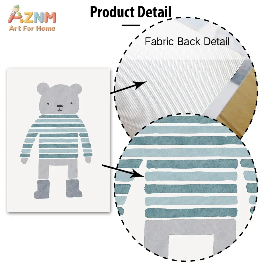 AZNM Seni Dinding Kanvas Mobil - Baby Boy Nursery Quotes ulasan dan harga