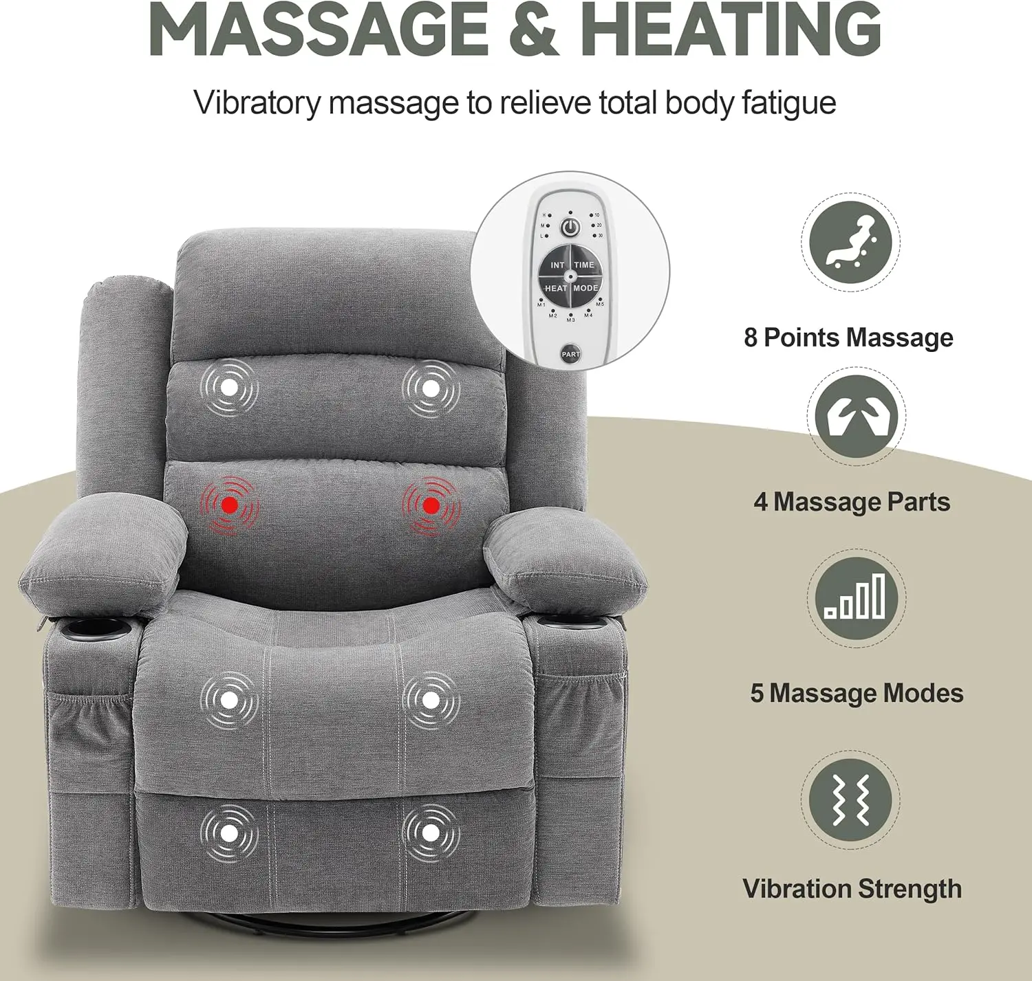 Kursi Pijat Goyang Putar 360 D - Rocking Chair Nursery ulasan dan harga